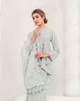 Santun Modern Kurung Summeraya in Mint Green
