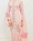 Dinda Bridal Modern Kurung in Rose Pink