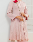 Elena Bridal Modern Kurung in Rose Pink