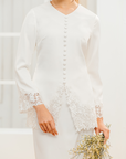 Kartika Bridal Modern Kurung in Off-White