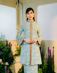 Kamilia Long Modern Kurung Summeraya 2025 in Mint Green