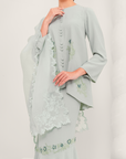 Santun Modern Kurung Summeraya in Mint Green