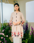 Senandung Long Modern Kurung Summeraya 2025 in Khaki