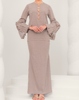 Indah Modern Kurung Summeraya in Light Walnut