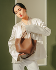 Tikka Tote Bag in Walnut Brown