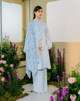 Asmara Long Modern Kurung Summeraya 2025 in Sky Blue