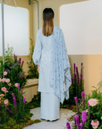 Asmara Long Modern Kurung Summeraya 2025 in Sky Blue