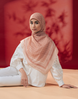 Monorico Scarves in Sandy Peach