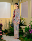 Damia Modern Kurung Summeraya 2025 in Cream