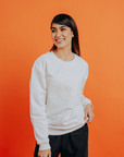 Cleo Sweatshirt in Off-White