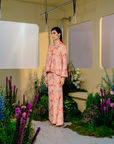 Kirana Modern Kurung Summeraya 2025 in Light Peach