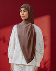 Monorico Scarves in Rich Brown