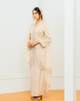 Dinda Bridal Modern Kurung in Champagne