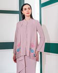 Nyaman Modern Kurung Summeraya in Dusty Pink