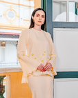 Tenang Modern Kurung Summeraya in Buttermilk Yellow