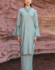 Salwa Long Kurung Summeraya 2026 in Cloud Blue