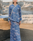 Alia Modern Kurung Summeraya 2026 in Blue
