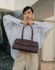 Nadda Bag in Dark Brown