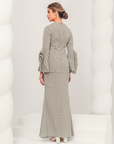 Indah Modern Kurung Summeraya in Sage Green