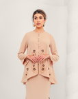 Santun Modern Kurung Summeraya in Nude