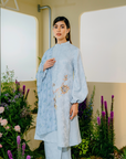 Asmara Long Modern Kurung Summeraya 2025 in Sky Blue