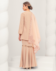 Santun Modern Kurung Summeraya in Nude