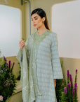 Cahaya Modern Kebarung Summeraya 2025 in Mint Green