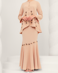 Santun Modern Kurung Summeraya in Nude