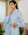 Asmara Long Modern Kurung Summeraya 2025 in Sky Blue