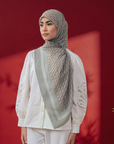 Monorico Scarves in Taupe Green