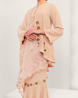 Santun Modern Kurung Summeraya in Nude