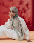 Monorico Scarves in Taupe Green