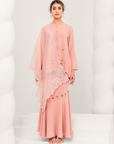 Santun Modern Kurung Summeraya in Peach