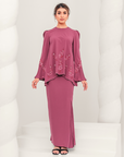 Tenang Modern Kurung Summeraya in Rose Purple