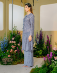 Whulan Long Kebaya Summeraya 2025 in Grey