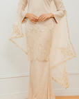 Melati Selendang Organdy in Champagne