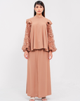 Salvia Plain Set in Brown