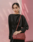 Yukka Bag in Dark Maroon
