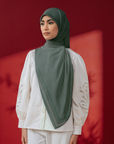 Monorico Scarves in Royal Green