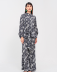 Aster Printed Set in Black