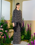 Maya Tunic Modern Kurung Summeraya 2025 in Black