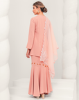Santun Modern Kurung Summeraya in Peach