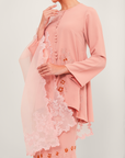 Santun Modern Kurung Summeraya in Peach