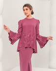 Tenang Modern Kurung Summeraya in Rose Purple