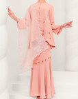 Santun Modern Kurung Summeraya in Peach