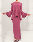 Tenang Modern Kurung Summeraya in Rose Purple