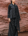 Alyssa Modern Kurung Summeraya 2026 in Black