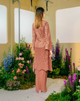 Whulan Long Kebaya Summeraya 2025 in Dark Teracotta