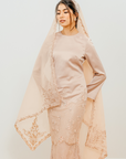 Melati Selendang Organdy in Rose Gold