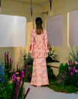Kirana Modern Kurung Summeraya 2025 in Light Peach
